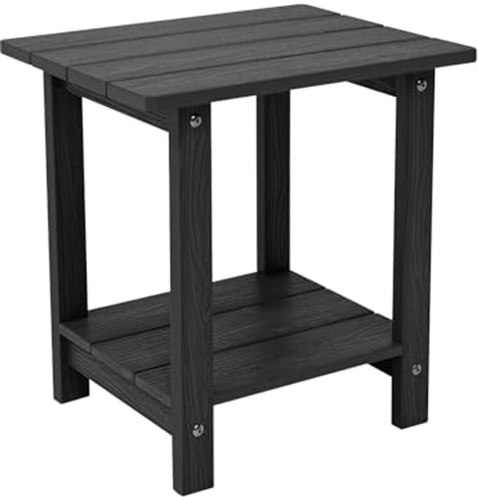 Weerbestendige dubbele Adirondack bijzettafel - Perfecte eindtafel voor binnen en buiten