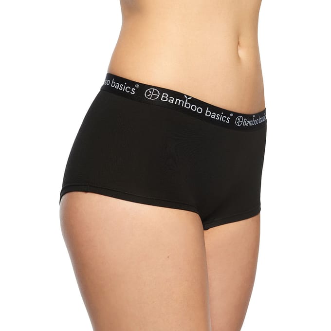 Comfortabel & Zijdezacht Bamboo Basics Hipsters Iris (2-pack) - Zwart - L