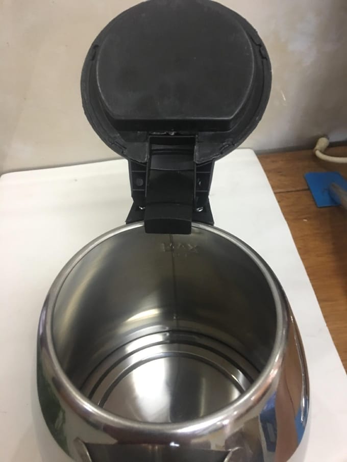2,0L RVS waterkoker Zilvergrijs EU Plug zilvergrijze kleur