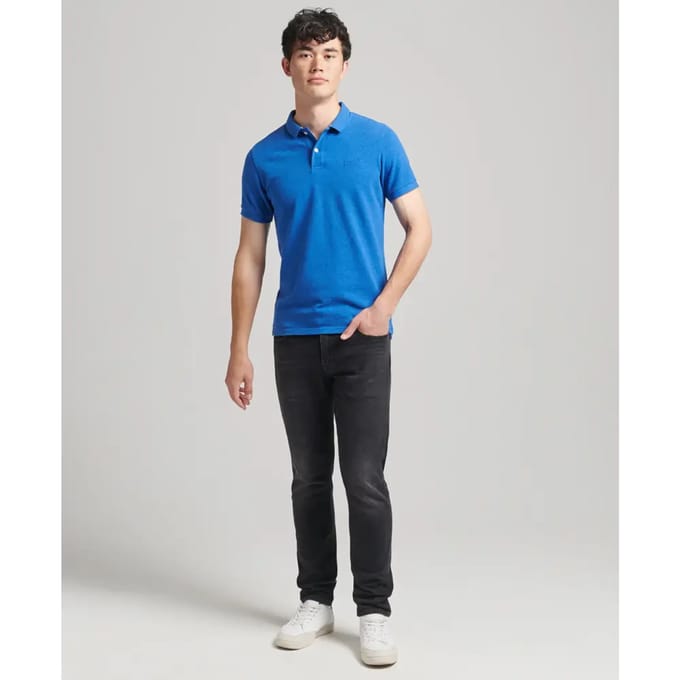 Superdry Classic Pique Polo Heren - Maat S