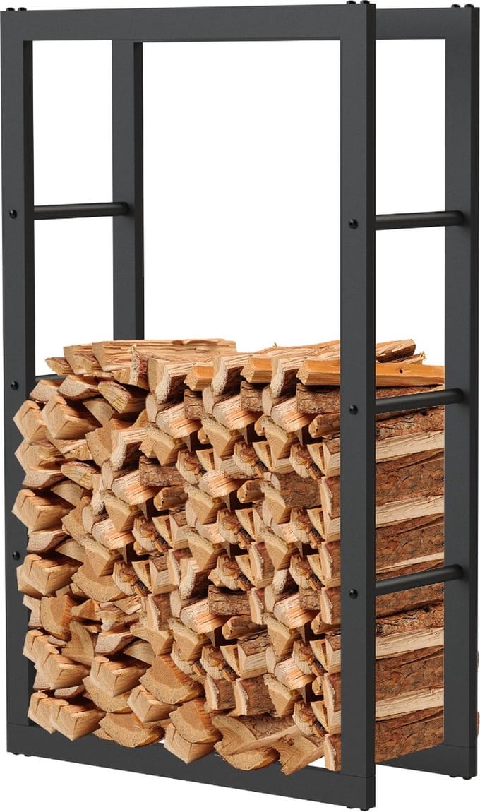 Haardhoutrek - Design Houtrek - Houtopslag 100x60x25 cm.