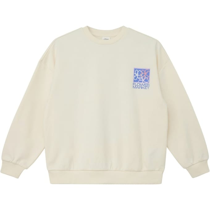 s.Oliver Sweatshirts Offwhite Größe: 146/152 | Strickjacken Outlet | kids | Weiß