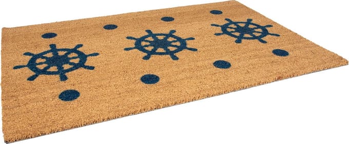 Rubbermagazijn - Deurmat - Kokosmat - 1200x800mm - Stuurwielen