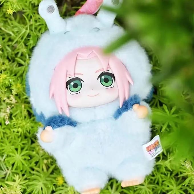 Toptoy Naruto Shippuden Beast Celebration Series Vinyl Figuur Pluche-achtige Textuur Blind Box Chibi Kakashi Sasuke Verzamelobject