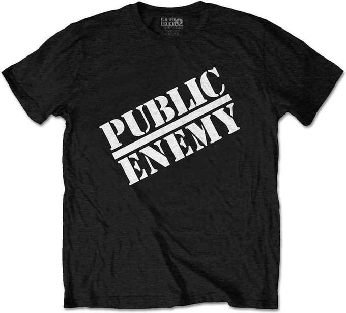 Public Enemy - Logo Heren T-shirt - M - Zwart