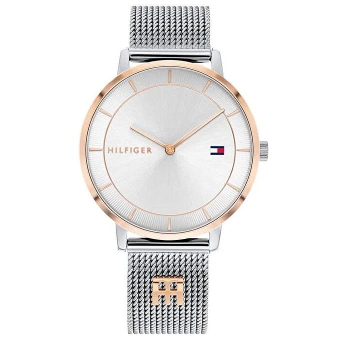 Tommy Hilfiger 1782288 Dames RVS Analoog Horloge zilver