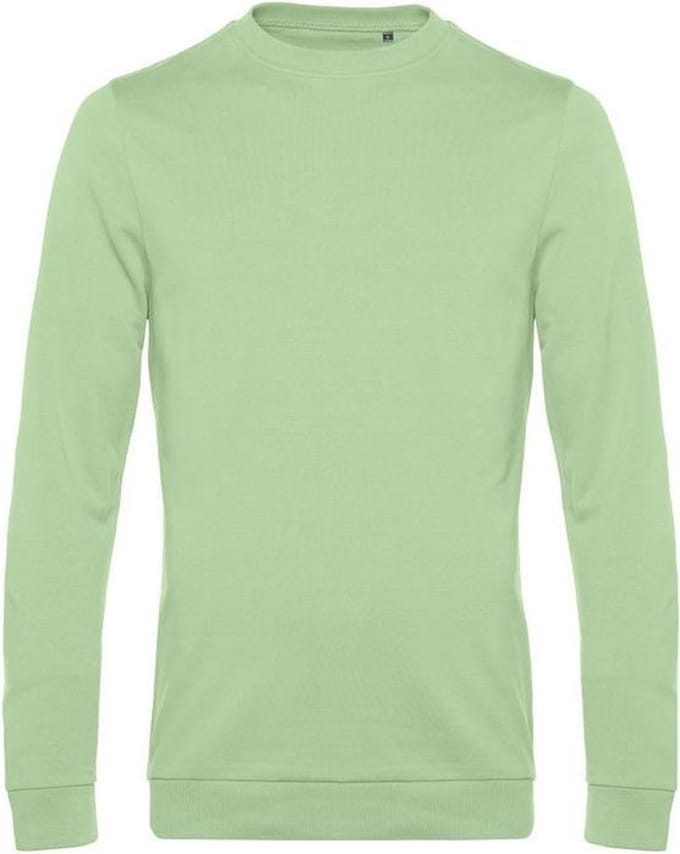 B&C Heren in sweatshirt (Licht Jade)