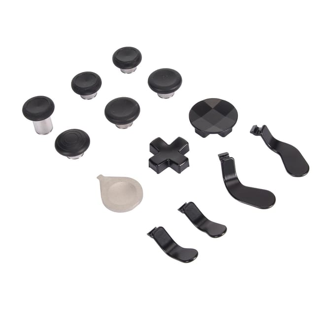 Vervangende Thumbsticks Kit Gevoelige Magnetische Metalen Thumbsticks voor Xbox One Elite Series 2 Zwart zwart