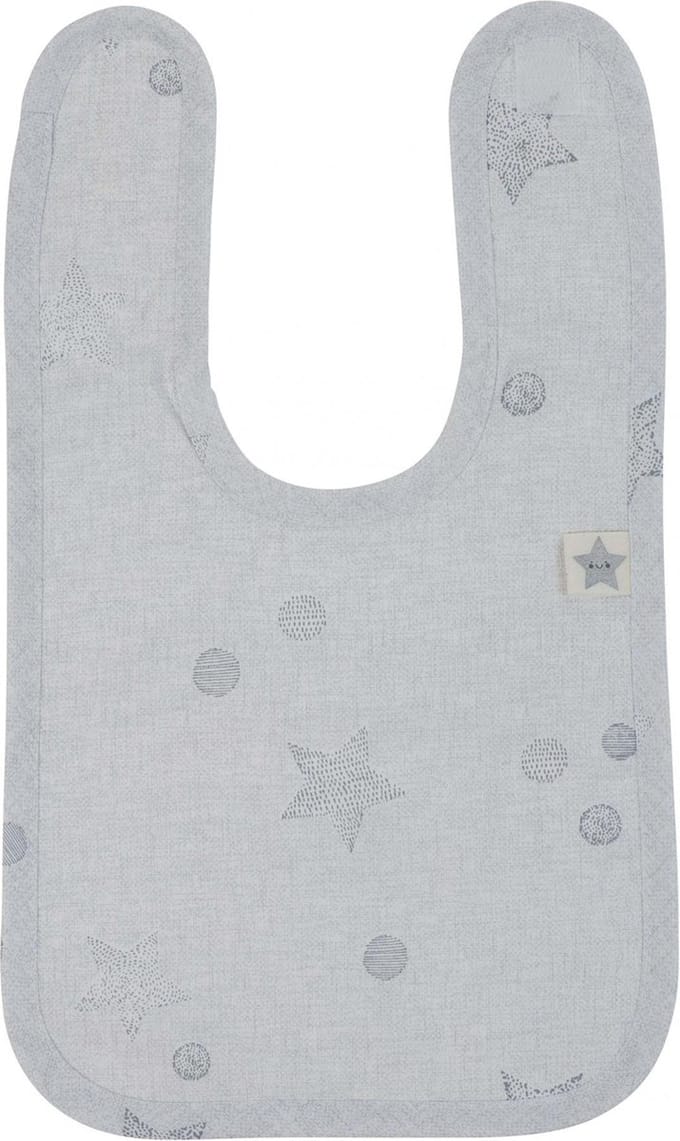 Pericles Slabbetje Star Small 32 Cm Lichtgrijs