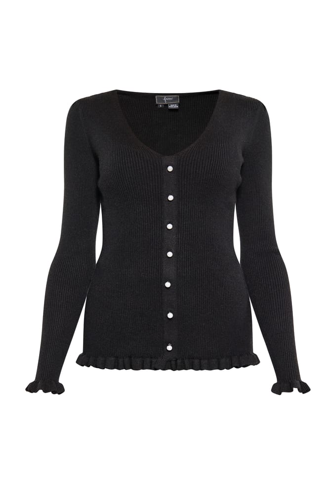 Faina Vest Dames zwart
