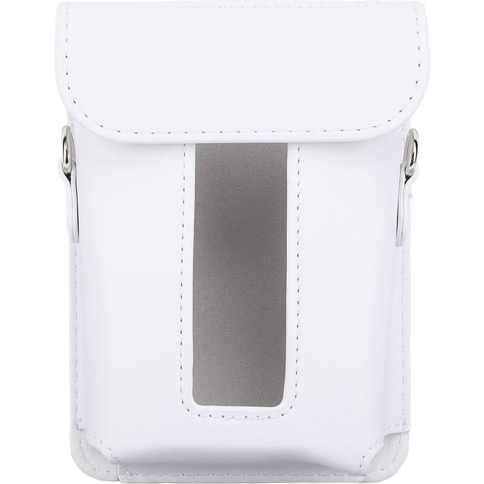 Draagtas voor Link 3 PU Smartphone Printer Beschermhoes Cover Opbergtas met Schouder wit