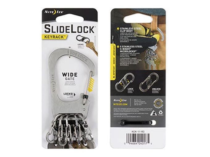 NITE Ize NI-KCK-11-R3 NI-KCK-11-R3 Sleutelhouder Zilver 1 stuk(s)