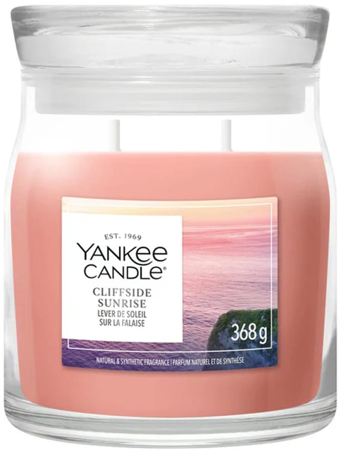 Yankee Candle - Cliffside Sunrise Medium Jar - tot 50 branduren