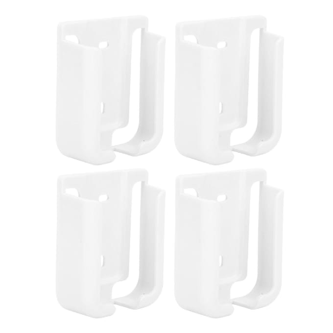 4PCS Supports Muraux de Télécommande de Climatiseur Adaptés pour MH07A MH14A MH12A MP07A ABS Gain de Place Mural Télécommande white