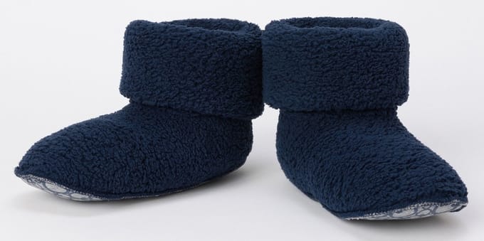 Pantoffels Woody Teddy - Black Iris 30/34
