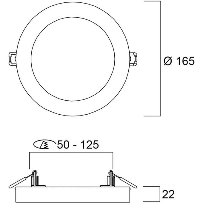 Sylvania LED plafondlamp START 5in1, wit, Ø 17 cm, CCT, dimbaar