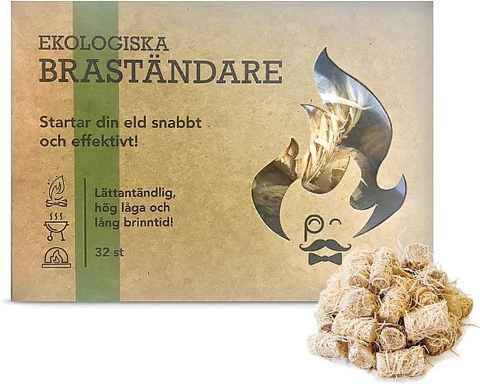 Fandango Natuurlijke Aanmaakblokjes van Paraffinewas 32 Stuks