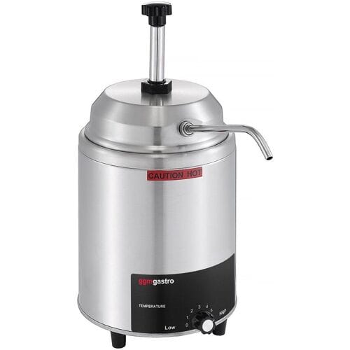 GGM Gastro Beheizter Saucenspender - 550 Watt - 4,4 Liter - inkl. Einsatz