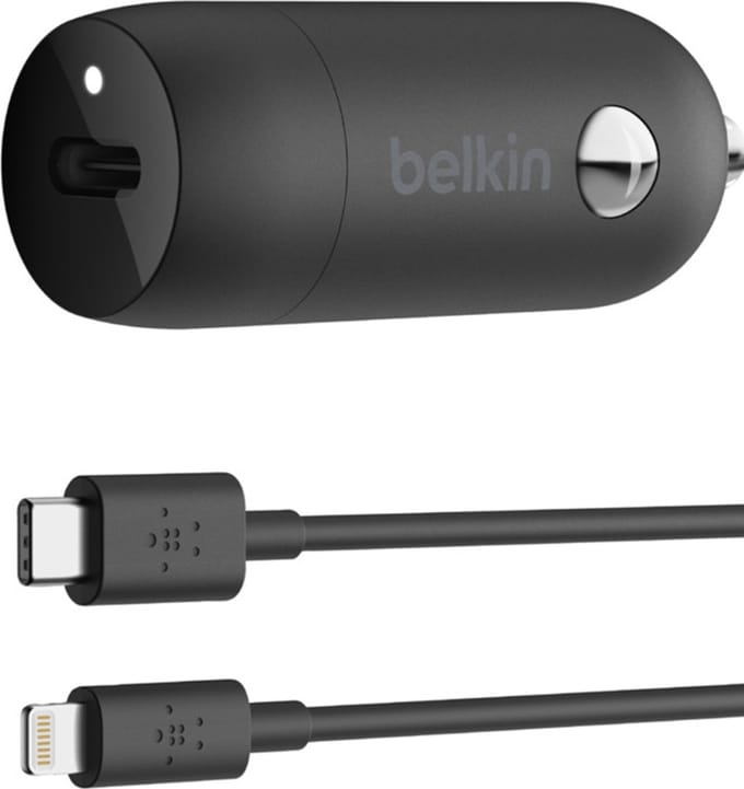 Belkin USB-C Auto Power Delivery snel lader 18W met USB-C naar Lightning kabel 1.2m - Wit