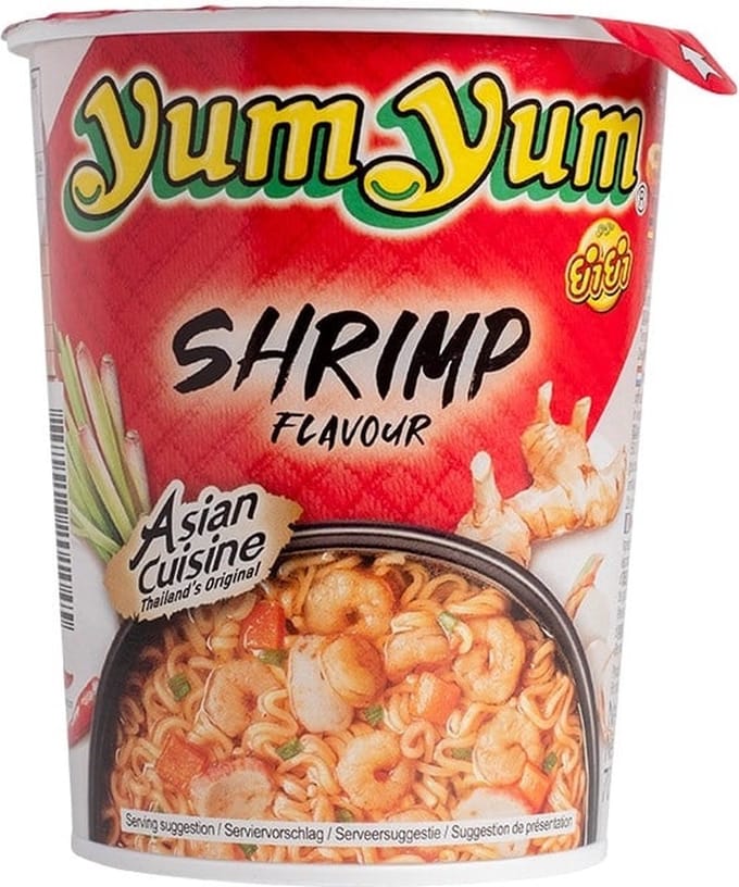 Yum Yum Garnaal Bami Soep Cup 12x