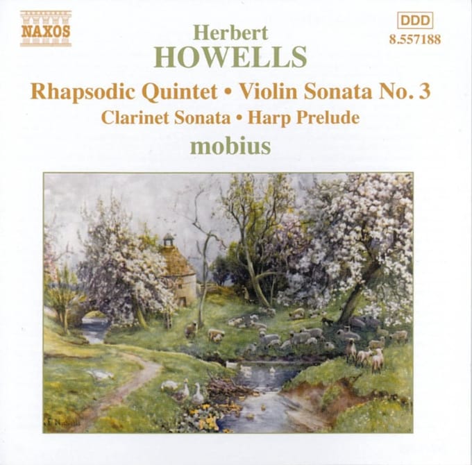 Mobius - Howells: Rhapsodic Quintet, Violin Sonata No.3, Clarinet Sonata, Harp Prelude (CD)