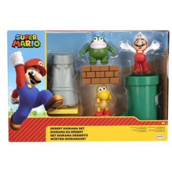 Beeldje Jakks Pacific World Of Nintendo Super Mario Diorama Désert