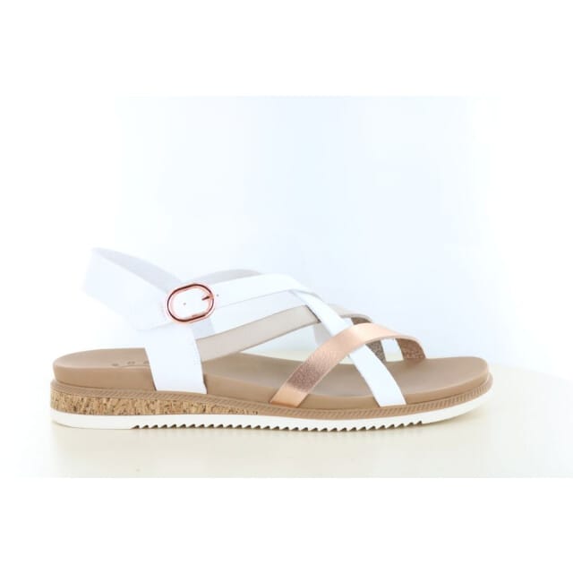 Skechers DESERT KISS LOW - PEAK RANK Dames Sandalen - Wit