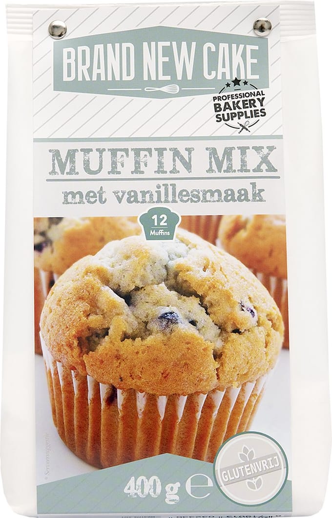 BrandNewCake® Muffinmix 400gr - Bakmix - Glutenvrij