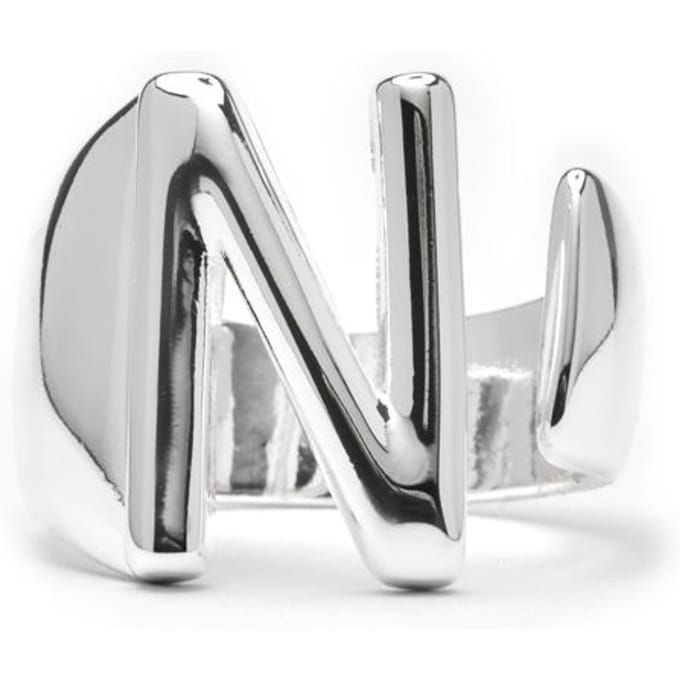 Luxenter Ring met zilveren afwerking - Alphabet