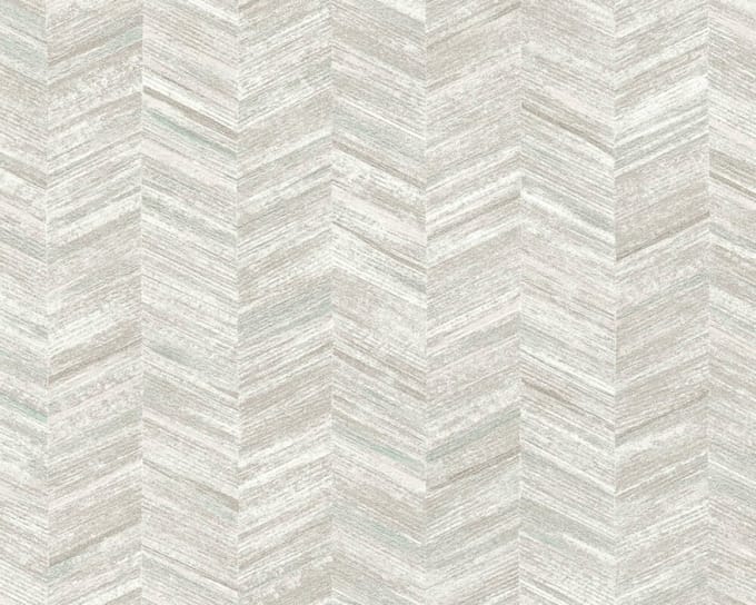 VISGRAAT BEHANG | Modern - blauw groen wit - A.S. Création Geo Effect