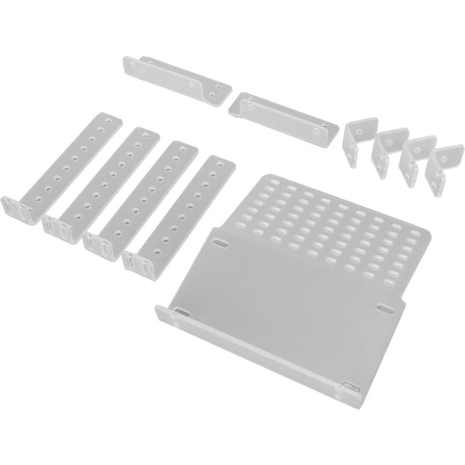 Transparant Schildpadden Zonneplatform Acryl Verstelbare Ophanging Multifunctioneel Aquatisch Zonneplatform voor Reptiel M white