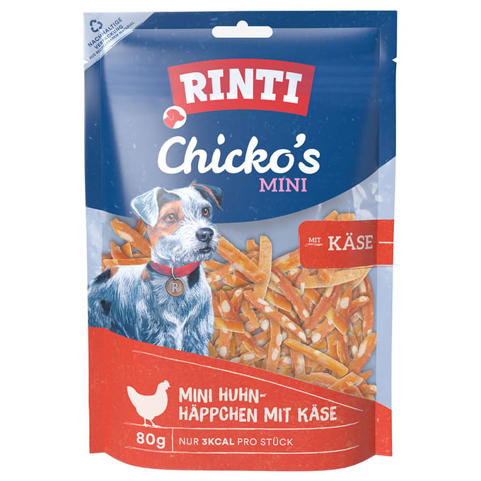 Rinti Extra Chicko Mini  - Dubbelpak 2 x Kip & Kaas (160 g)