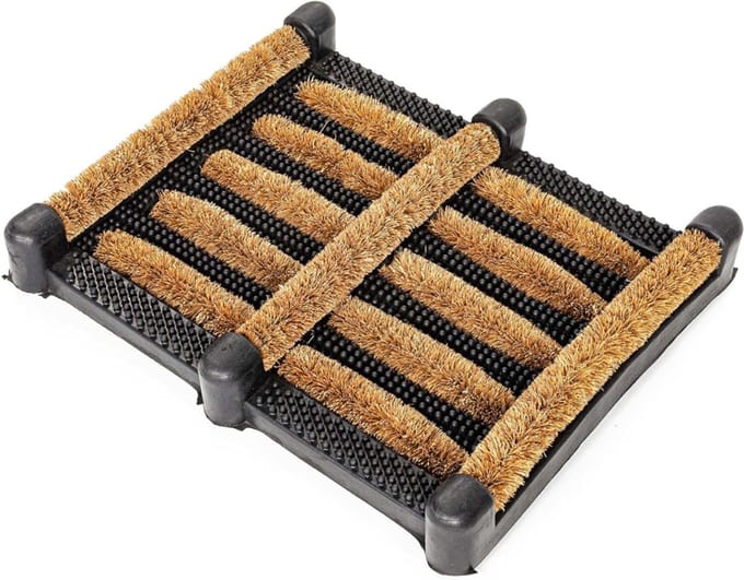 Borstelmat Voor Buiten – Voetenveger Van Kokusrubber – Deurmat Binnen Antislip