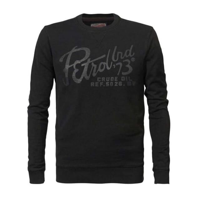 Jack & Jones Trui Jcoclub Back Script Print Sweat Hoo 12300458 Black Mannen Maat - M