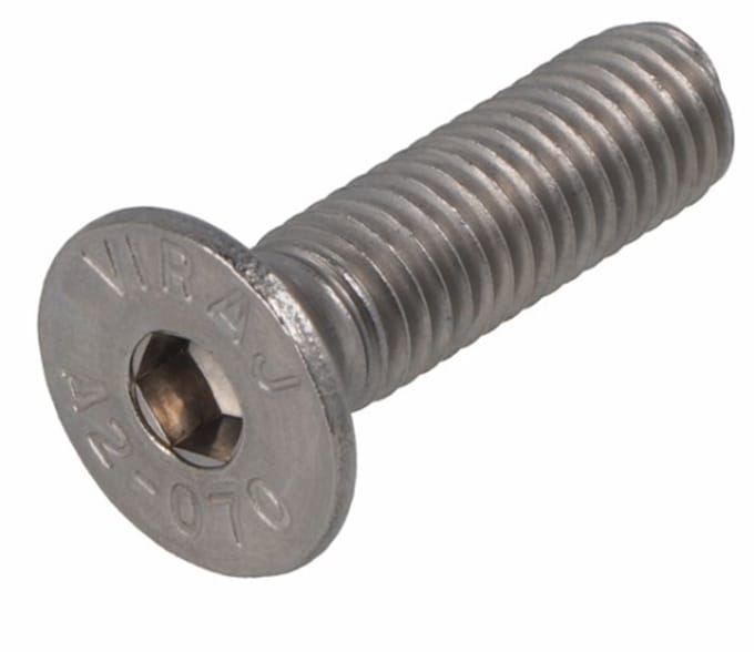 Binnenzeskantbout RVS A2 M6x20 – DIN 912 – per 4 stuks – platkop – inbuskop