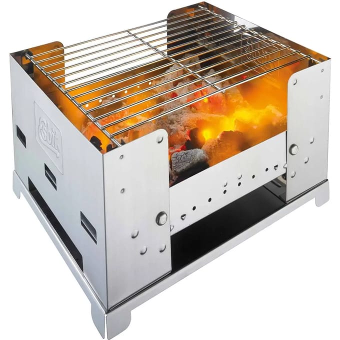 Opvouwbare roestvrijstalen barbecue groot model Esbit