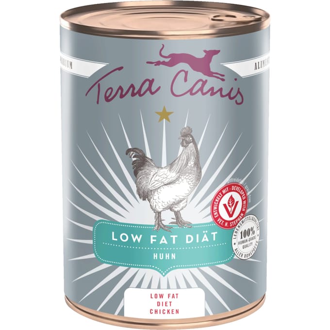 Terra Canis Low Fat Dieet 6 x 400 g - Kip