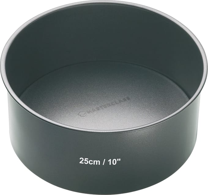 KitchenCraft MasterClass Bakvorm met Antiaanbaklaag - 25 Centimeter Koolstofstaal ‎25 x 8 x 25 Centimeter