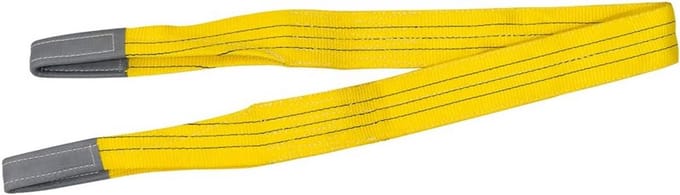 Zware Hefband 3000 kg - 4 Meter Lang en 90 mm Breed - Geel