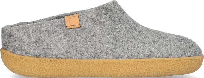 Slipa Maha Unisex Pantoffels Wolvilt Grijs