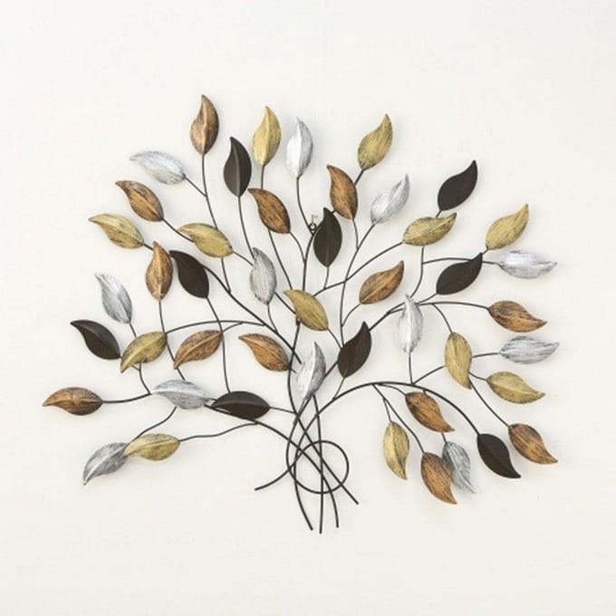 Wandobject metalen boom 3D 107x86 cm muurdecoratie