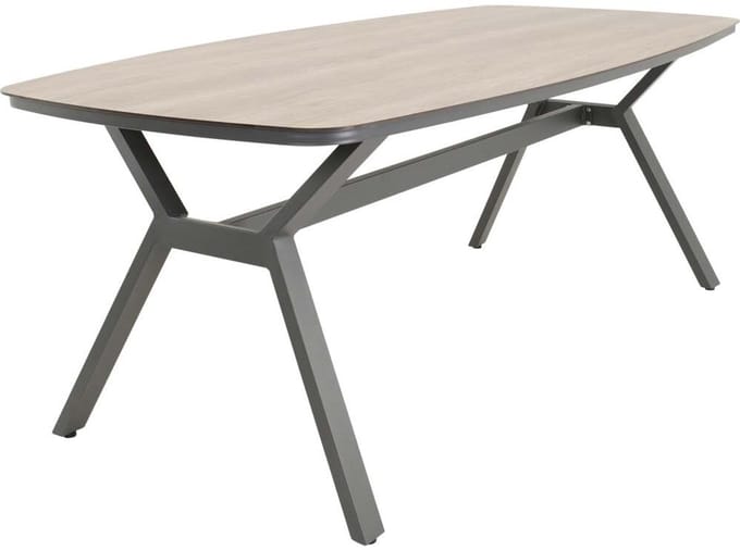Les - Odense tuintafel Deens ovaal 200x100 cm - lichtbruin