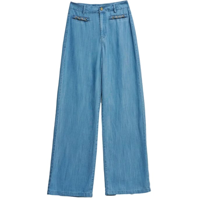 Dames wijde jeans Salsa Jeans Lightdenim