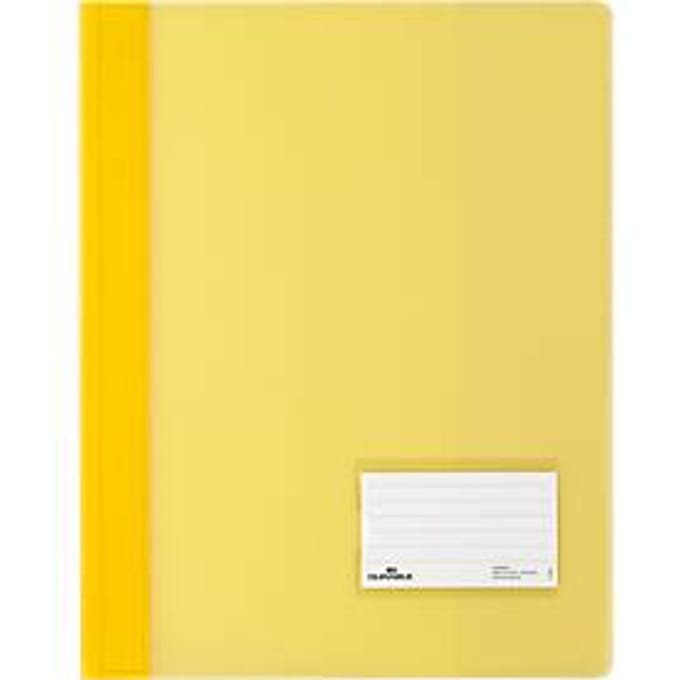 DURABLE Premium presentatiemap, voor A4, hard pvc, 25 stuks, geel
