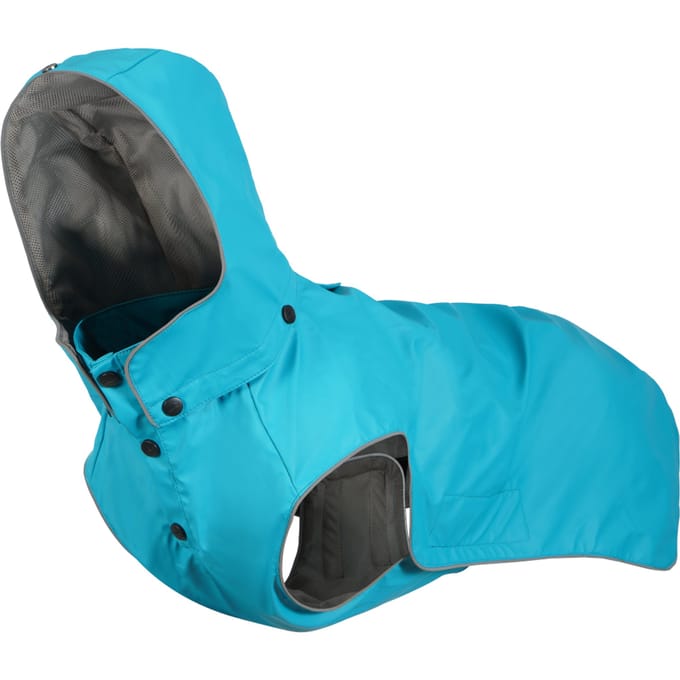 Rukka Stream mackintosh, oceaanblauw ongeveer 45cm ruglengte hond
