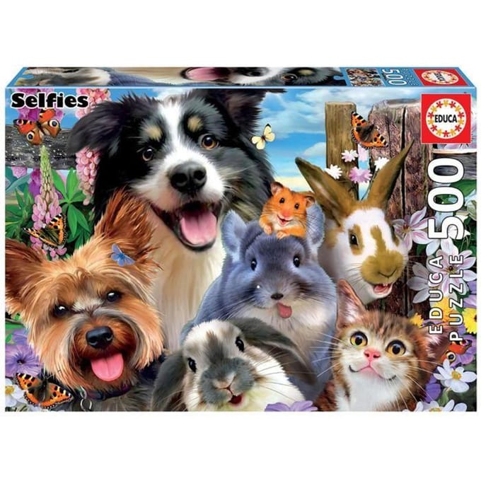 EDUCA - puzzel - 500 stuks - FUNNY SELFIE