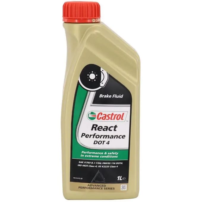 Castrol React Performance DOT 4 remvloeistof 1L