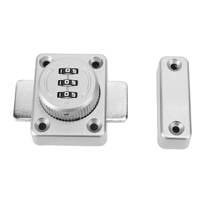 Kast Mechanisch Combinatieslot Aluminiumlegering Verbeterde Veiligheid Links en Rechts Universele Locker white