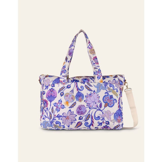 Oilily schoudertas Wynda Overnighter Shifting Sand kleurrijke