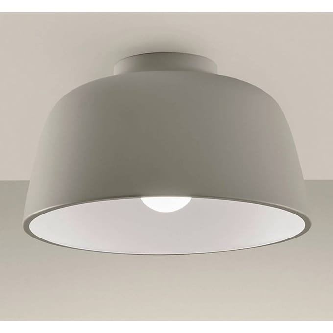 LEDS-C4 LED LED plafondlamp Ø 28,5 cm steengrijs